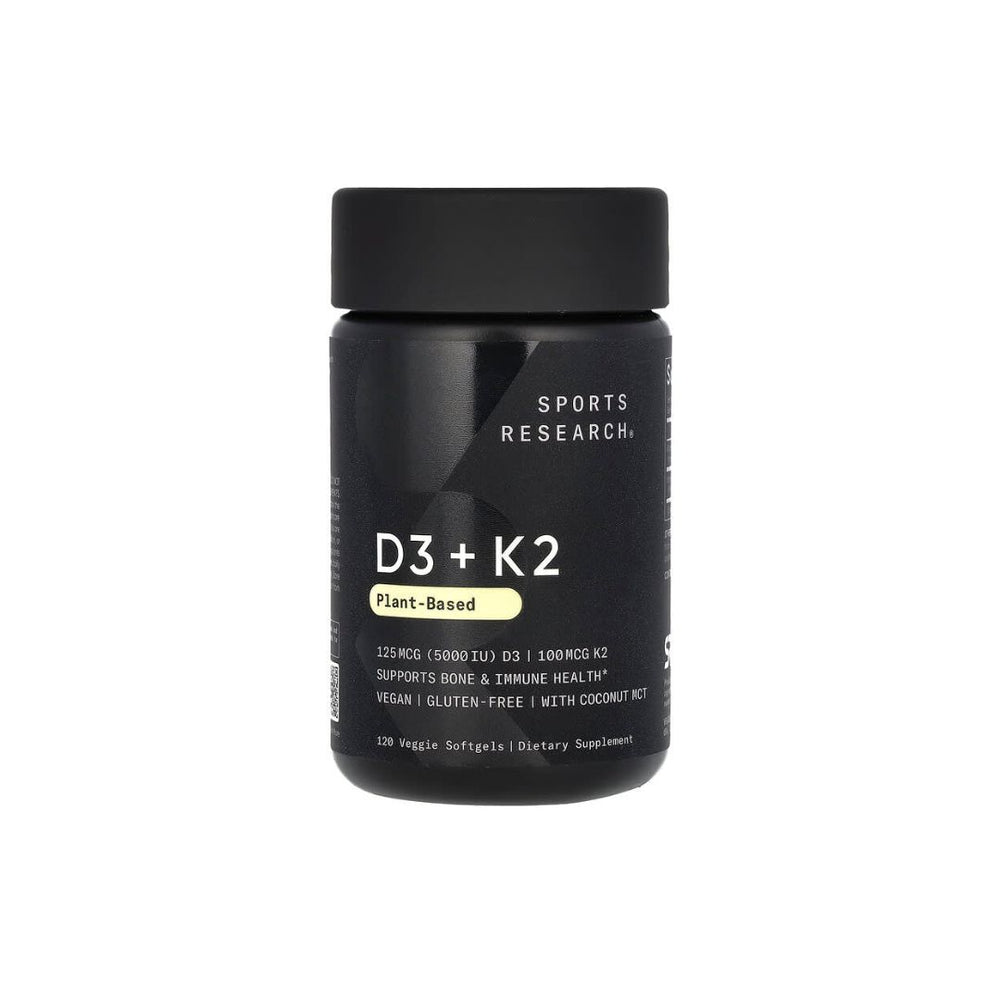 Sports Research Vitamin K2 + D3 – 5000 IU | 60 Softgels