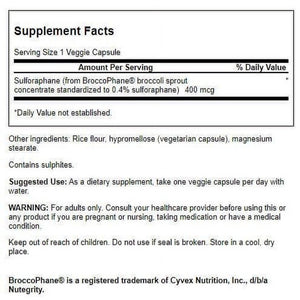 Swanson's Sulforaphane from Broccoli Sprout Extract - 60 Capsules