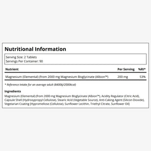 NOW Magnesium Glycinate 180 tablets