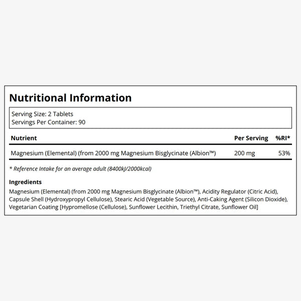 NOW Magnesium Glycinate 180 tablets