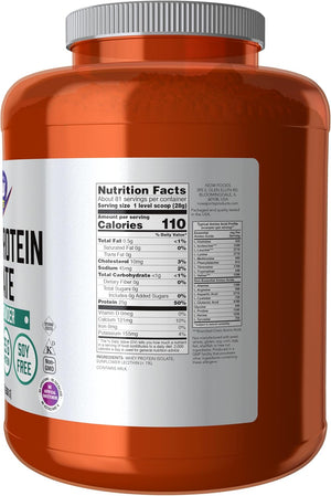 NOW Foods, Sports, Whey Protein Isolate with BCAA – Unflavored