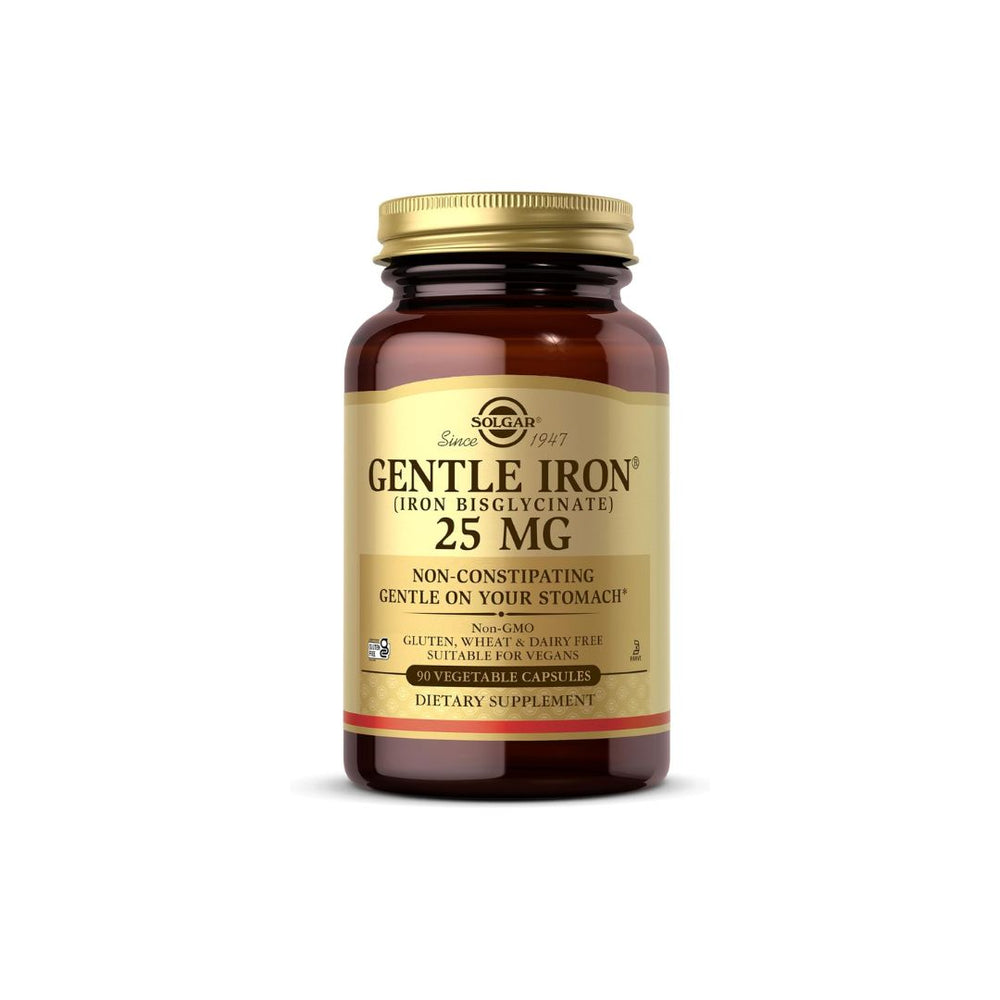Solgar Gentle Iron – 25 mg (90 Vegetable Capsules)