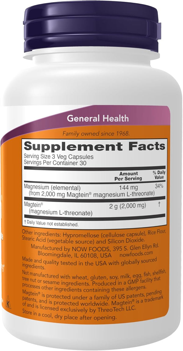NOW Foods – Magtein Magnesium L-Threonate