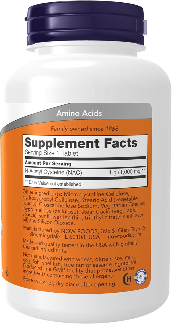 NOW Foods NAC (N-Acetyl Cysteine) – Free Radical Protection