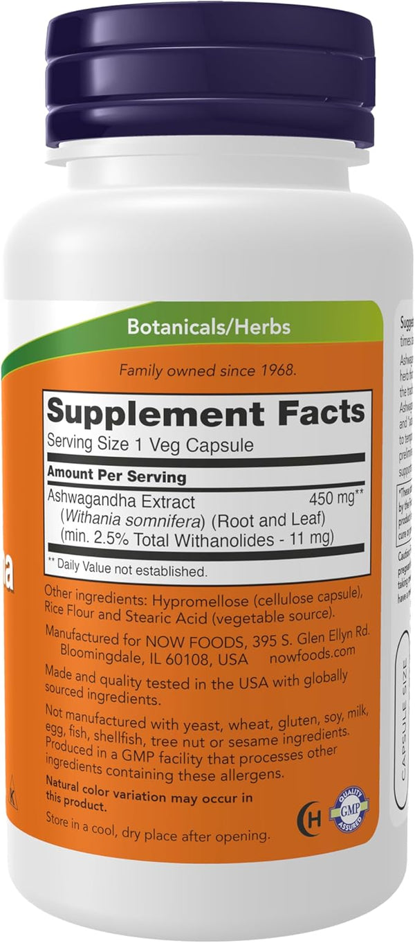 NOW Foods – Ashwagandha 450 mg